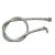 FLEXIBLE OIL LINE SWIVEL 900MM 1/4"M BENT X 3/8"F MECTRON