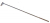 BAXI BURNALL DAMPER ROD+LEVER OUTSIDE MODEL 270MM LONG