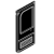 CHARNWOOD 003/RW01 LEFT HAND DOOR ONLY MATT BLACK