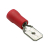 REGIN Q215 RED PUSH-ON FEMALE SPADE CONNECTOR PK10