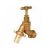 CONTRACT 3/4" H/U BIBTAP C/W DOUBLE CHECKVALVE 826