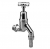 PRESTEX 141HUEC 1/2" COLD CP CHROME HOSEUNION BIBTAP 311057