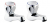 DEVA DCM102 PROFILE BATH TAPS WITH HANDWHEELS CHROME BS5412