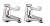 DEVA DLT101 1/2" 3"LEVER BASIN TAPS CHROME