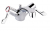 DEVA DLT113 1/2"MONOBLOC BASIN MIXER WITH PUW 3"LEVER CHROME