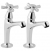 DEVA MILAN103 1/2" SINK PILLAR TAPS CHROME