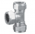 PRESTEX 50CP CHROME 28MM EQUAL TEE 7C3009
