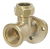 PRESTEX 57X 15MM X 1/2" WALL PLATE ELBOW 3 HOLE 7B2007