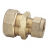 PRESTEX PL40A 25MM X 15MM POLY X COPPER STRAIGHT DZR COUPLING
