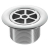 MCALPINE STW85CP CHROME FLANGE & GRID 85MM DIA FOR STW7-8-12