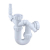 OSMA V-JOINT 5V869 40MM TWIN OUTLET WASHINGMACHINE HALFTRAP