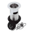 BASIN WASTE SLOTTED 11/4" PLUG CHAIN+STAY CHROME ARLEY H39