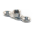 CHROME FEMALE BACKPLATE 10MM FIG CB10FCP