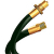GAS COOKER HOSE 4' NATURAL GAS BAYONET END BS669 YELLOW BAND