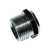 GAS FIRE RESTRICTOR GLAND NUT 8MM BRASS