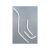 FLUSHPIPE SIDEWALL 3 PIECE HIGH LEVEL 5'6" X 1.1/4" WHITE