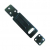 SQUIRE SH1 92MM HASP & STAPLE BLACK C/W SCREWS
