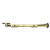 CARLISLE GEORGIAN CASEMENT STAY POLISHED BRASS FG17S