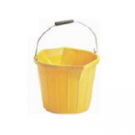 BUCKET HEAVY DUTY YELLOW POLYTHENE SCOOPER TYPE 3GALLON