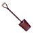FAITHFULL ALL STEEL SHOVEL TAPER 2MYD