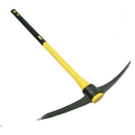 FAITHFULL PICK HEAD WITH FIBREGLASS HANDLE