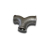 TWIN ELBOW 2.1/2" BLACK MALLEABLE 197/132