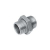 HEX NIPPLE 1/2" X 3/8" BLACK MALLEABLE 145/245