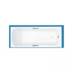 BATH AQUARIUS MERLIN 5MM 1700MM CP GRIPS TURQUOISE
