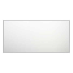 BATH PANEL FRONT GLAZED HARDBOARD WHITE 6FT X 2FT