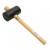 THOR 957 BLACK RUBBER MALLET 3.1/2IN