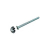 MIRROR SCREW BRASS 3/4" X 8 C/W LOOSE CHROME PLATED DOME