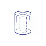 ROOFING WASHER SPACER 8MM CLEAR PVC STADIUM BM42