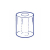 ROOFING WASHER SPACER 8MM CLEAR PVC STADIUM BM42
