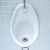 LECICO ATLAS 500 URINAL BOWL FOR EXPOSED PIPEWORK WHITE