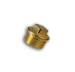 BRASS PLUG 2" FLANGED
