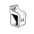 HENDERSON 1A/301 TRACK BRACKET ALUMINIUM FACE FIX