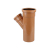 OSMADRAIN 6D218 6" X 4" SS UNEQUAL JUNCTION 45 DEGREE