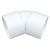 OSMA MUPVC 2M163 2"-50MM BEND 45 DEGREE WHITE