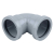 OSMA BS5254 5W160 GREY 40MM KNUCKLE PUSH-FIT BEND 90 DEG