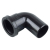 OSMA BS5254 5W260 BLACK 40MM SPIGOT PUSH-FIT BEND 90 DEGREE