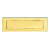 HERITAGE WINDSOR GRAVITY LETTER PLATE 10" X 3" PB V840