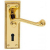 CARLISLE GEORGIAN SWEEDOR LATCH FURNITURE POLISHED BRASS
