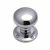 HERITAGE VICTORIA MORTICE KNOB FURNITURE POLISHED CHROME V980