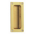 CARLISLE FLUSH PULL 4" POLISHED BRASS AQ90