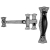 KIRKPATRICK THUMB LATCH SET 10.1/4" BLACK ANTIQUE 3628