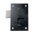 ASEC STRAIGHT CUPBOARD LOCK 2 LEVER 89MM BLACK AS6554 KA