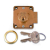 UNION 4106 CUPBOARD LOCK 4 PIN 2" STRAIGHT POLISHED BRASS