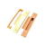 LEGGE 45 MORTICE LOCK REBATE SET POLISHED BRASS