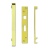 UNION 2968 REBATE SET 1/2 (24405) POLISHED BRASS