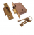 CHUBB 3K74E MORTICE LOCK 5 LEVER BS 3" SATIN CHROME